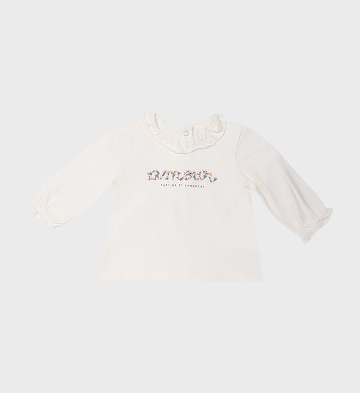 Baby Jardin Dhiver Cotton Floral Top