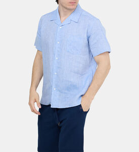 Monaco Linen Short-sleeve Shirt