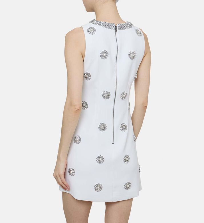 فستان قصير مزخرف