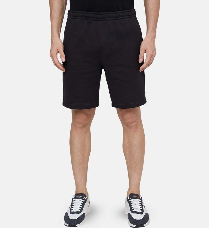 Logo Stripe Fleece Jogger Shorts Logo Stripe Fleece Jogger Shorts