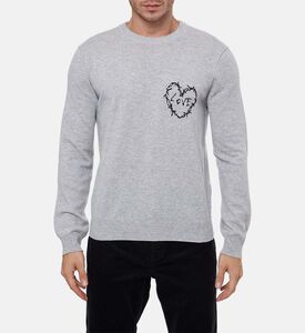 Zadig et Voltaire Heart-print Long-sleeve Sweater, Model View