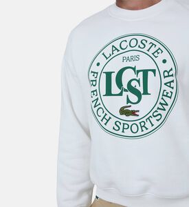 Loose-fit Printed Fleece Sweatshirt