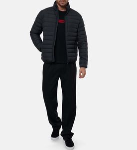 Save the Duck Puffy High Neck Long-sleeve Jacket, Black, Xl, Model View