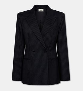 Isabel Marant Ranya Pinstripe Double-breasted Blazer, Packshot View