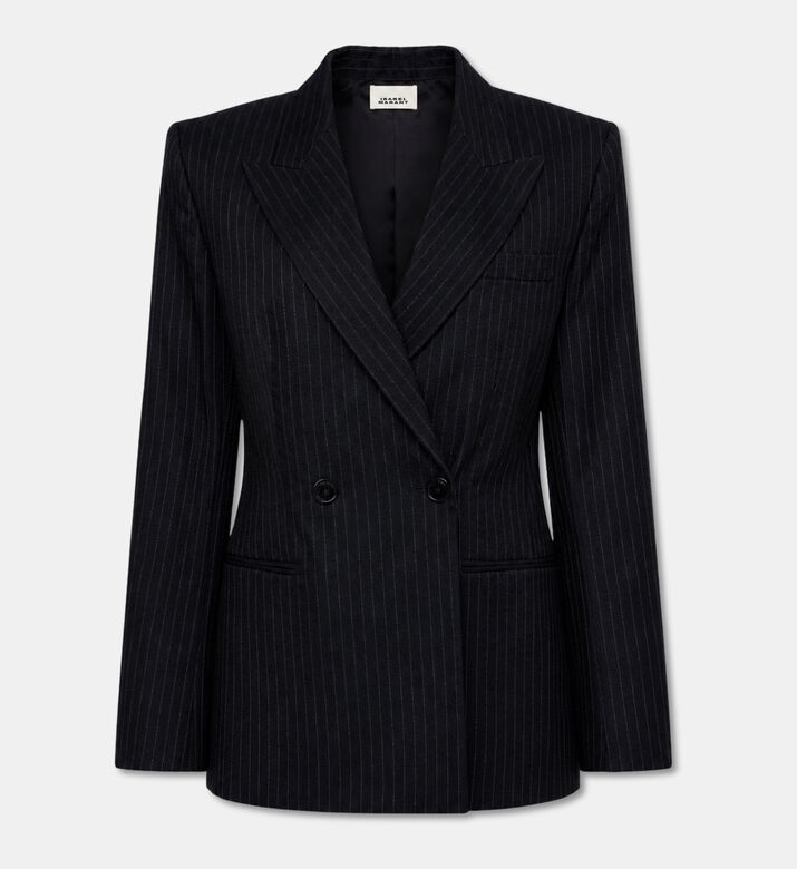 Isabel Marant Ranya Pinstripe Double-breasted Blazer, Packshot View