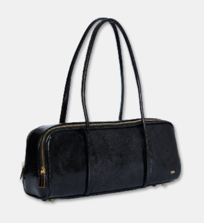 Momoni Textured Leather Shoulder Bag, Packshot View