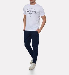 Hackett London Oversized Logo-print Crewneck T-shirt, Model View