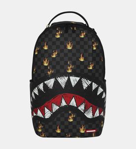 Sprayground Backpack Scribble Fire Check, Packshot View