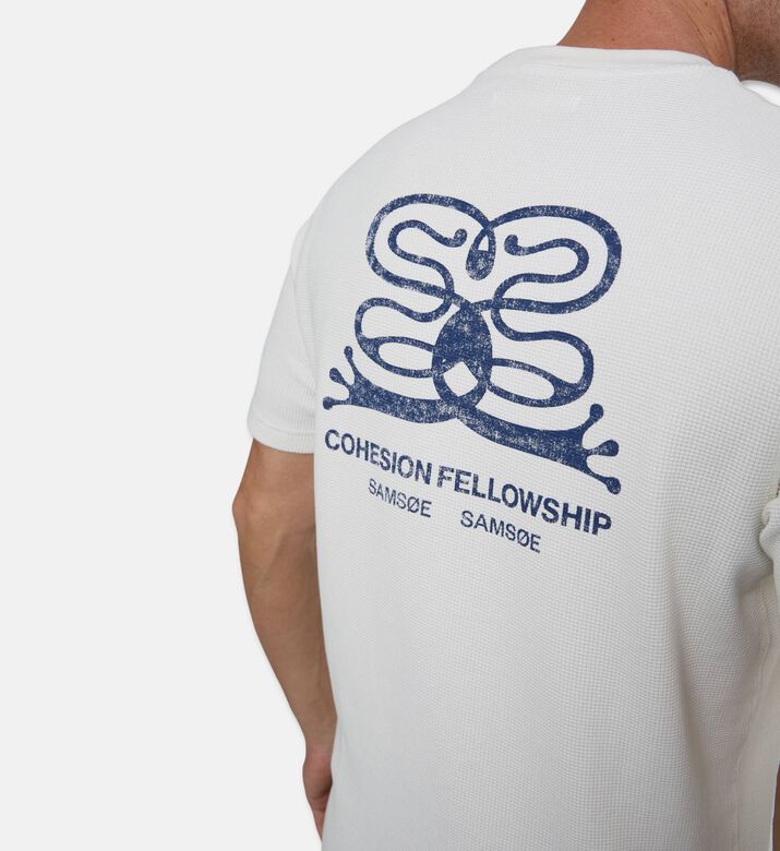 Samsoe Safellow Printed T-shirt, Model View