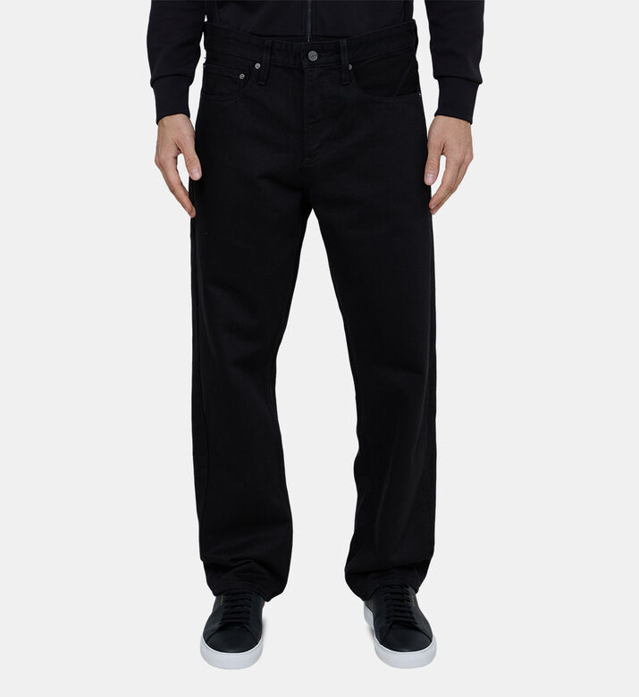 Relaxed Straight-leg Denim Pants