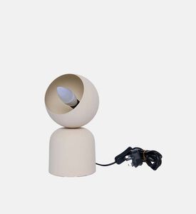 Home Deco and More Floral 3 Pin Table Lamp, Beige, Packshot View