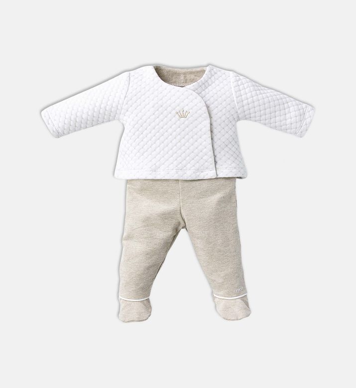 Gold-toned Print Newborn Gift Set