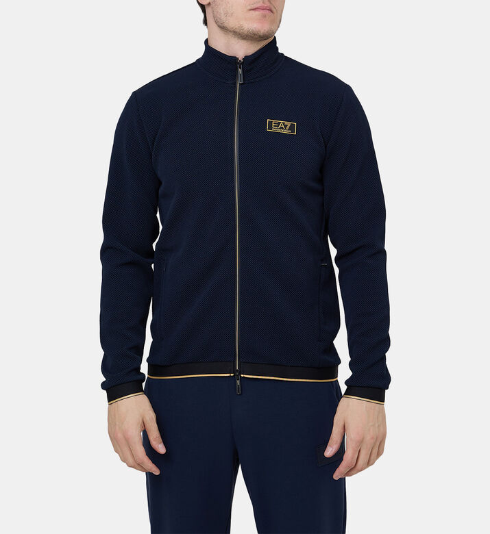 Zip-up Jersey Sweatshirt