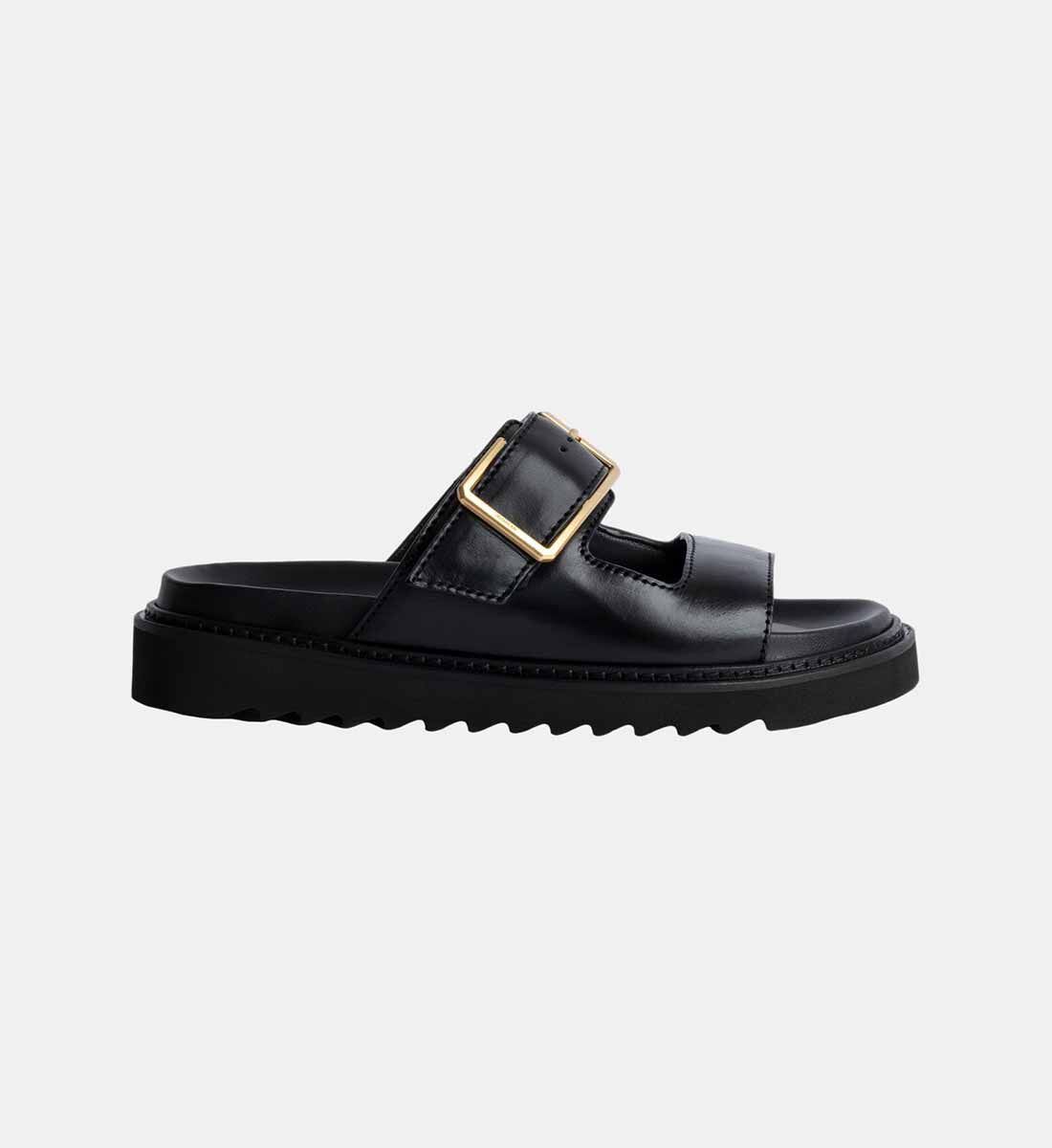 Zadig Et Voltaire Cecilia Alpha Leather Sandals Heels