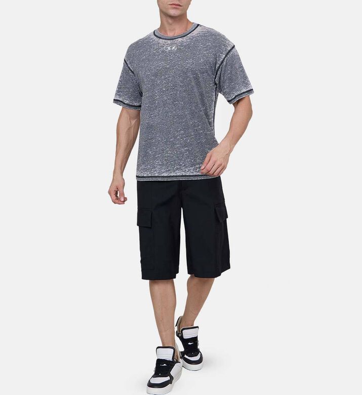 تيشيرت بياقة دائرية وقصة واسعة تي بوكست باك