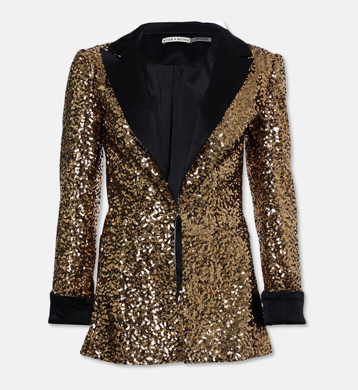 Alice and Olivia Justin Sequin-embellished Blazer, Packshot View