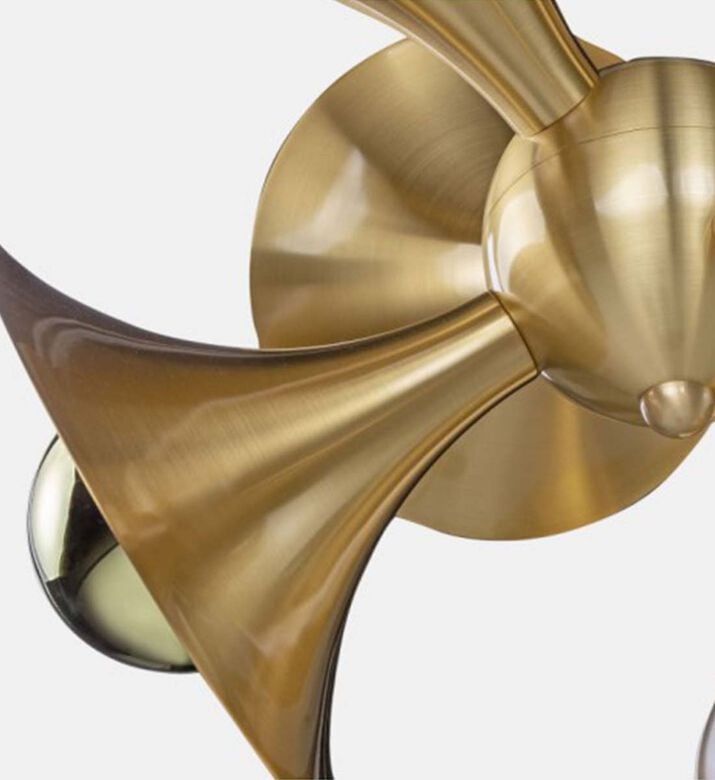 Jazz Brass Marble 5-bulb Lamp