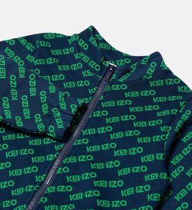 كارديغان صوف بطبعة شعار العلامة على كامله