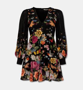Alice and Olivia All-over Floral-print V-neck Dress, Packshot View