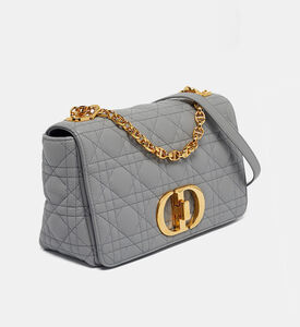Dior Preowneddior Grey Medium Caro Shoulder Bag, Packshot View