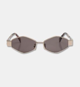 Celine Sunglass Geometric, Gold, Packshot View