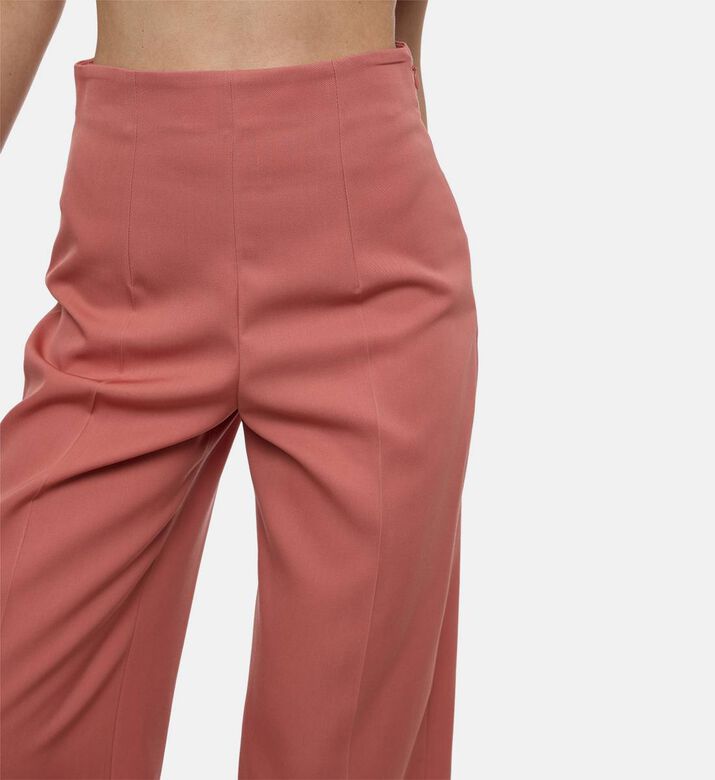 Pleats-detail Wide-leg Pants