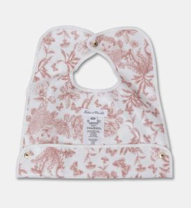 Tartine et Chocolat Canvas Baby Bib, Pink, Packshot View