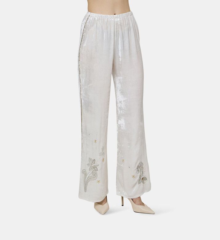 Frangipane Embroidered Pants