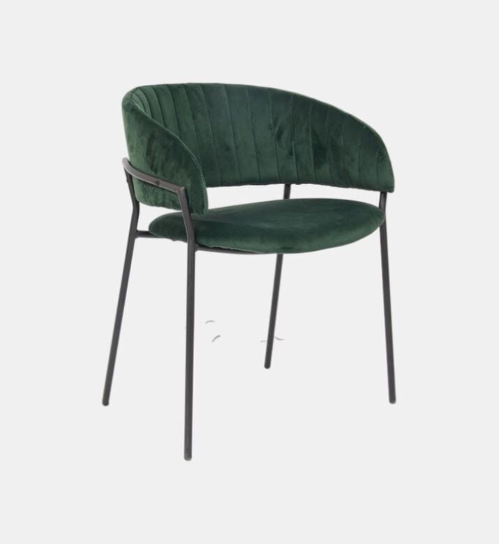 Home Deco and More Assia Dining Chair, Green, Packshot View Home Deco and More Assia Dining Chair, Green, Packshot View
