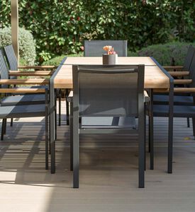 Lifestyle Garden Amber Dinning Table With 8-chairs, Packshot View