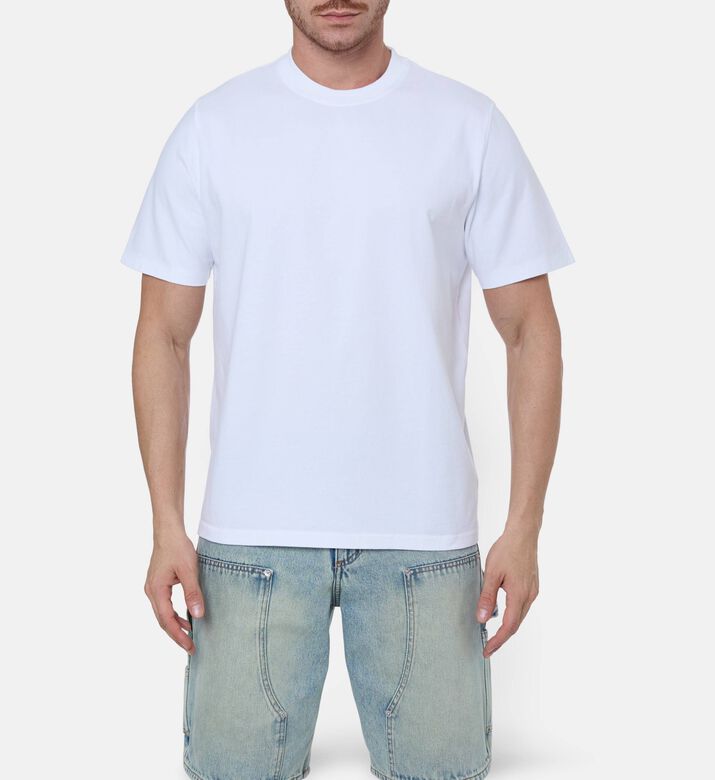 Arte Logo-print Heart Hands T-shirt, White, Xl, Model View