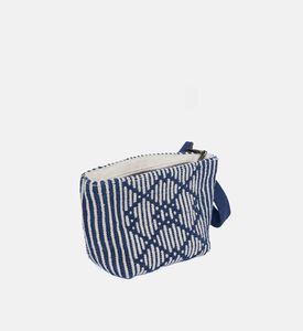 حقيبة يد صغيرة مطرزة بنقوش هندسية