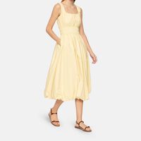 Emmet Bubble Hem Midi Dress
