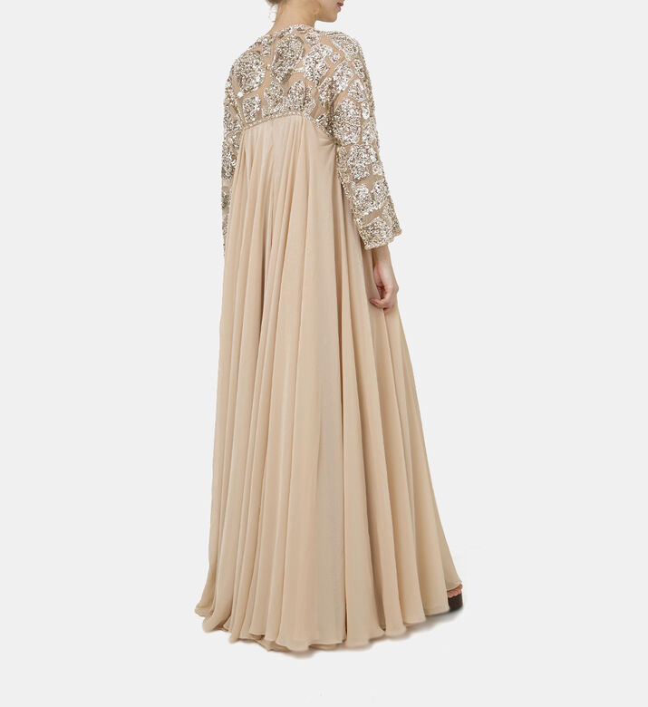 Sequined Top Maxi Gown Sequined Top Maxi Gown