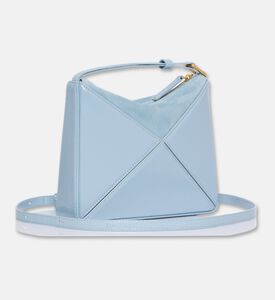 Mlouye Flex Suede Top Handle Mini Bag, Blue, Packshot View