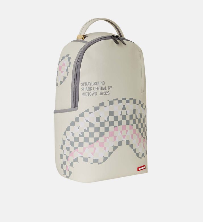 Checkered Design Backpack