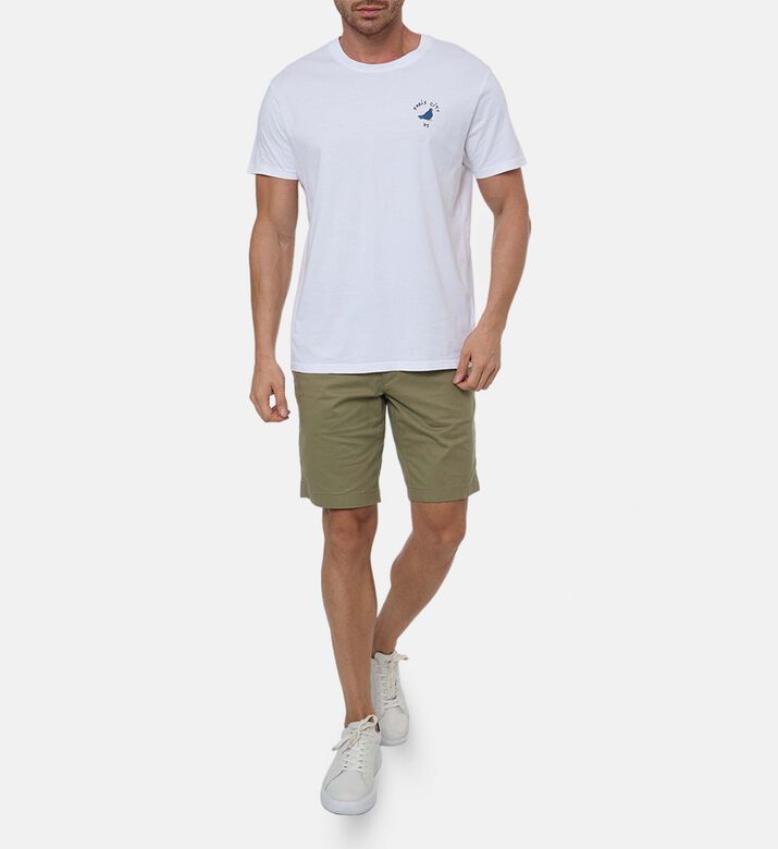 Maison Labiche Animal-print Crewneck T-shirt, Model View