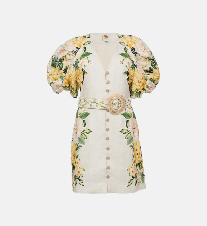 Floral-print Mini Dress Floral-print Mini Dress