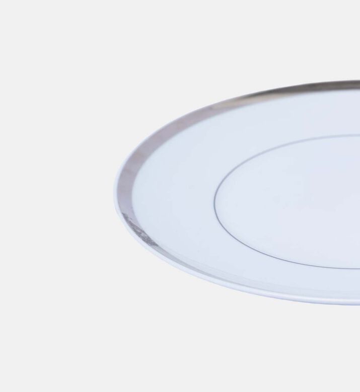 Vista Alegre Domo Platinum-trim Dinner Plate, Packshot View Vista Alegre Domo Platinum-trim Dinner Plate, Packshot View