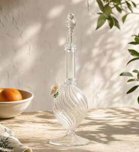 Byleasfeir Glass Orange Blossom Design Dispenser, Model View