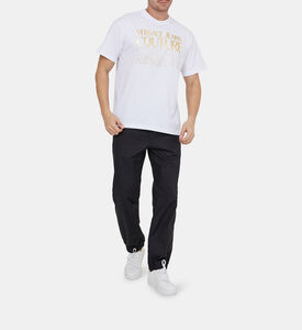 Upside-down Gold Cotton T-shirt
