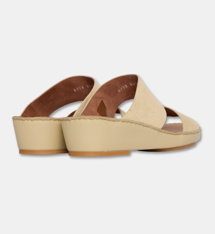 Mario Cerutti Crossover Straps Slide Sandals, Beige, Eu-38, Packshot View