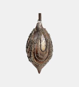 Embellished Glass Drop Ornament Embellished Glass Drop Ornament