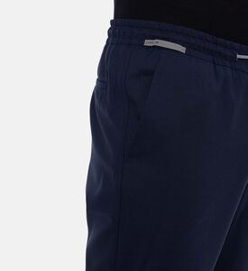 بنطال بخصر مطاطي صوف بكر