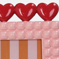 Heart Polyresin Photo Frame