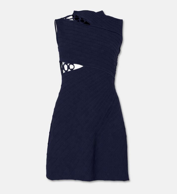 Cult Gaia Floral Jacquard Mini Dress, Packshot View