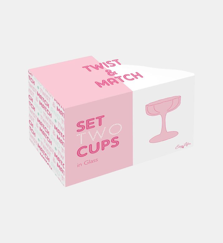 Colored Glass 2-piece Glasses Set