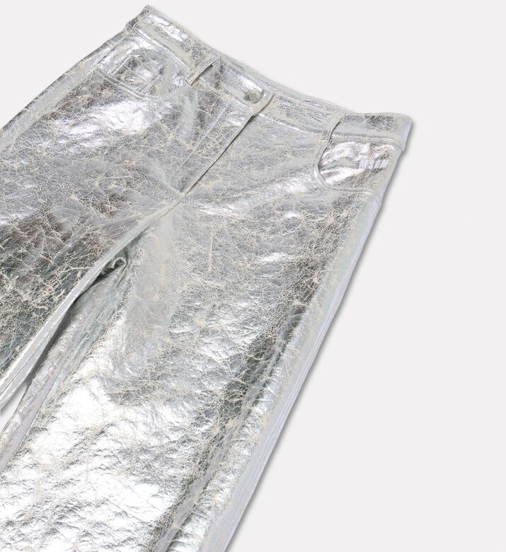 MSGM Metallic Wide-leg Pants, Packshot View