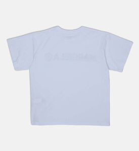 تي شيرت قطني بطبعة الشعار