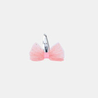 Glitter Tulle Bow Clip